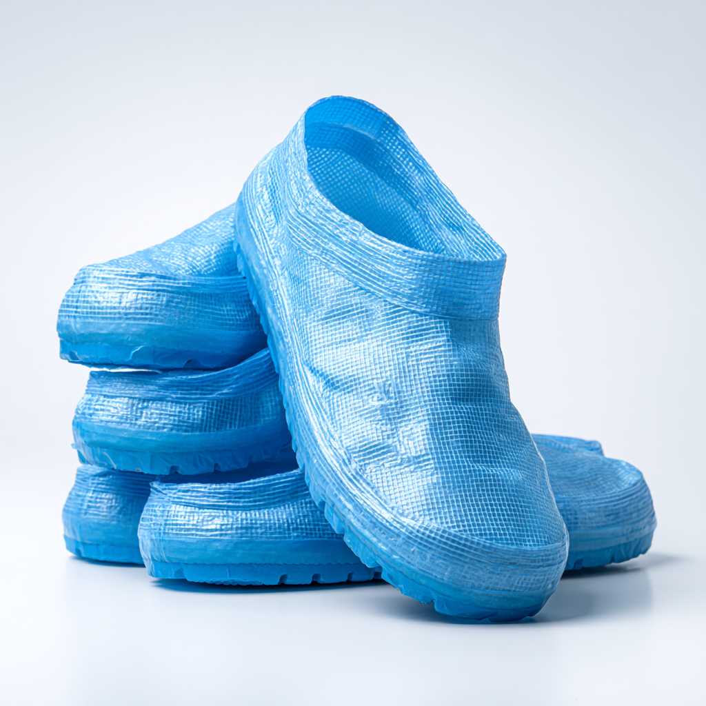 Kanza Premium Non-Slip Disposable Shoe Covers (Set of 100)